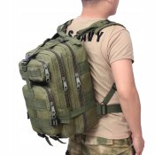 Рюкзак тактический Molle олива на 28 л. новый, водостойкий