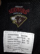Берцы, ботинки кожа, мембранные "Herman Survivors"(США), молния.