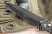 ...Выкидной нож Hong Li 20 cm black (1406)