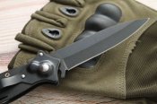 ...Выкидной нож Hong Li 20 cm black (1406)