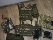 Разгрузка, подсумки магазов АК и гранатные, сумка сброса пустых маг-в + дождевик бонусом. Все новое