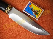 Нож охотничий Golden Wood  деревянная рукоять с чехлом
