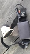 Petzl оригінальний ліхтар фонарь спелеолога налобний накасочний старого зразка