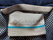 Трекинговые тёплые брюки, штаны Columbia, синие, размер 56, Индия