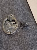 Знак за танкові атаки + перстень