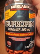 Ибупрофен из США, Ibuprofen Kirkland 200 mg, 500 таблеток