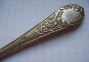Ложка чайная серебро Ag 875 СССР вес 31,03 гр