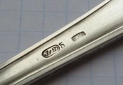 Ложка столовая серебро Ag 875 СССР вес 73,31 гр