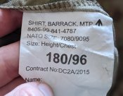 Китель МТП|MTP|barrack shirt|180/96