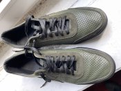 Шкіряні кросівки Puma хакі. 42 розмір