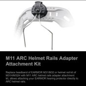 Кріплення ARC для активних навушників EARMOR M11 (1 шт.)