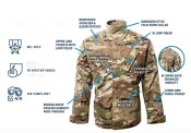 Вогнестійкий китель з MetaAramid FR Coat Aircrew Combat USAF, OCP MultiCam, Large-Long