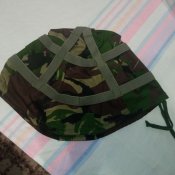 Чехол-кавер на каску и шлем НАТО камуфляж DPM - оригинал, Regular. Новый (sl)