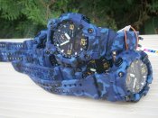 Годинник чоловічий спортивний Skmei 1637 Blue-Military, камуфляж.