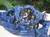 Годинник чоловічий спортивний Skmei 1637 Blue-Military, камуфляж.