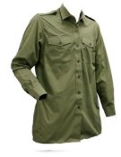 British Army Olive Man's Shirt 35/37 - сорочка ЗС Великобританії - заміри в описанні