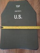 Композитна бронепластина US(бронеплита) ESAPI - Medium. класс 6