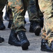 Загальновійськові берци Бундесверу (Німеччина, "Haix") ( mod. BW 2007 ). розмір - 280 мм