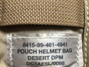 Підcумок з чехлом для транспортування і зберігання шолому,  Pouch helmet bag DDPM