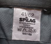 Рубашка армейская Spilag, размер 41/62, 1987 г, склад, армия ВС Швейцария