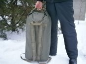 Транспортний баул - рюкзак "Вікторія РТ 70" вертикальна загрузка, 70 літрів.