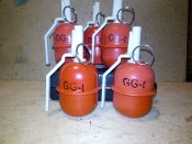 5 шт.світлошумових гранат SG-3t +5шт.газових гранат GG-t Відео