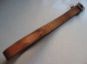 Ремень кожаный офицерский СА СССР 1971 под портупею 123 см состояние