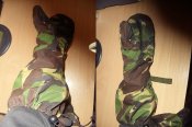 Мембранные рукавицы (чехол) Gore-tex ECW, в расцветке DPM. Великобритания, оригинал, размер М.