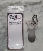 Ложа/вилка/мультитул с карабином Fox Outdoor. MFH Германия