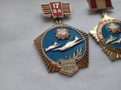 2 знака ветерана ВОВ гвардии капитана Тереник М.С .