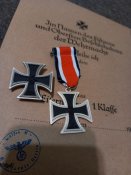 Хрест 1 класу + хрест 2 класу