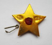 Значок октябрят - октябрятский значок = Ленин = пластик в металле = редкий