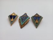 3 знака Ленинградский металургический завод 1807 - 1957 год
