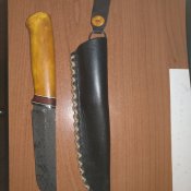 Вот такой нож с ножнами такой будет только у Вас