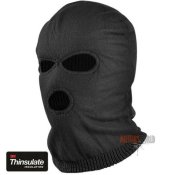 Балаклава в'язана трьох дирочна. З утеплювачем Thinsulate. Mil-Tec.