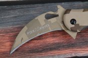 Складной нож Керамбит Fox Knives камуфляж (1368)