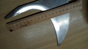 Заготовка на секиру. Острая. Толстый металл