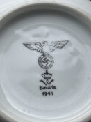 Салатнік круглий WH в чудовому стані, 1941 р.