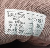 Ботинки 5.11 Tactical р. 42.5(27,5 см) Coyote