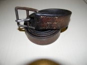 Ремень шкіряний в/с. Швейцарії  120 см.