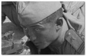 Погоны тувинского кавалериста в ркка , обр. 1943 г