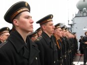 Лента с крейсера "Москва"
