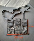 Molle 2 Bandoleer Pouch.Подсумок Армии США.US Army на 6 магазинов.NATO
