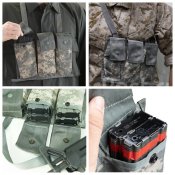 Molle 2 Bandoleer Pouch.Подсумок Армии США.US Army на 6 магазинов.NATO