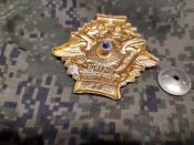 Нагрудний знак Чорний берет орків