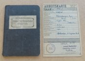 Книжка рабочего со вкладышем.