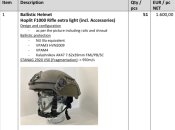 Ballistic Helmet Hoplit F1000 Rifle extra light (incl. Accessories)