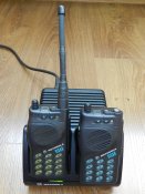 Профессиональные радиостанции, рация Motorola Visar, 2 шт. + зарядка, б/у