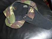 Шапка с отворотом-ушами мембранная Gore-Tex на флисе в камуфляже DPM. Размер Small. №10