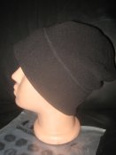 Шапка флис демисезон/зимняя Black. Новая, размер "один для всех"